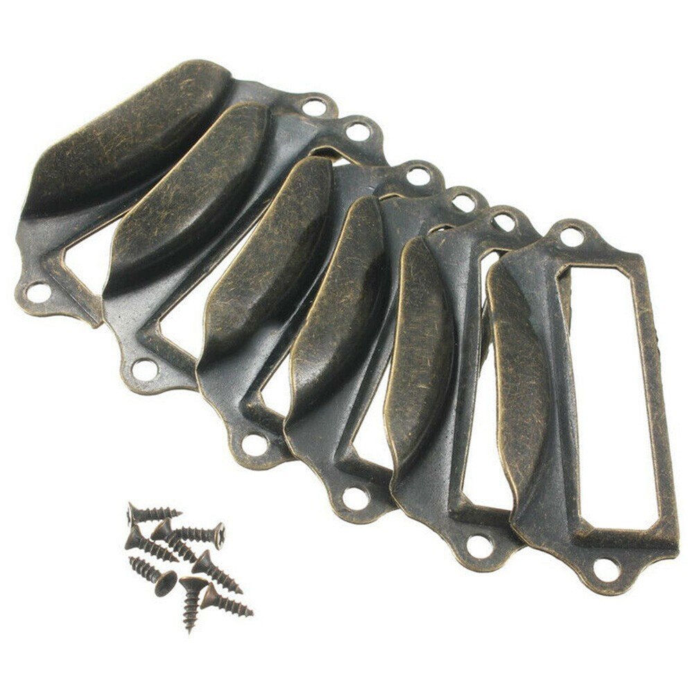 Label Trekt Ladekast Pull Naam Card Repareren Vintage Stijl 1 Set