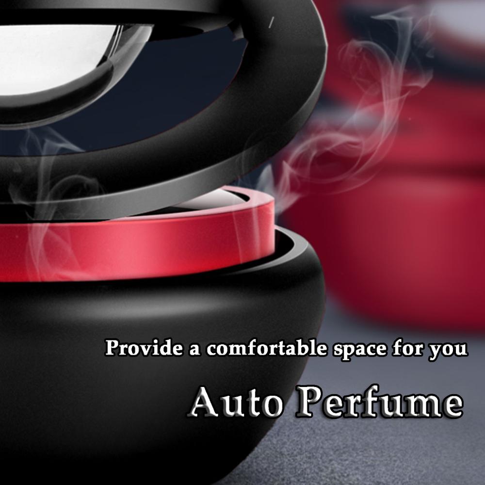 Purificateur d'air d'énergie solaire de désodorisant de voiture de Kwak pour des accessoires de décoration d'autorotation d'intérieur de voiture