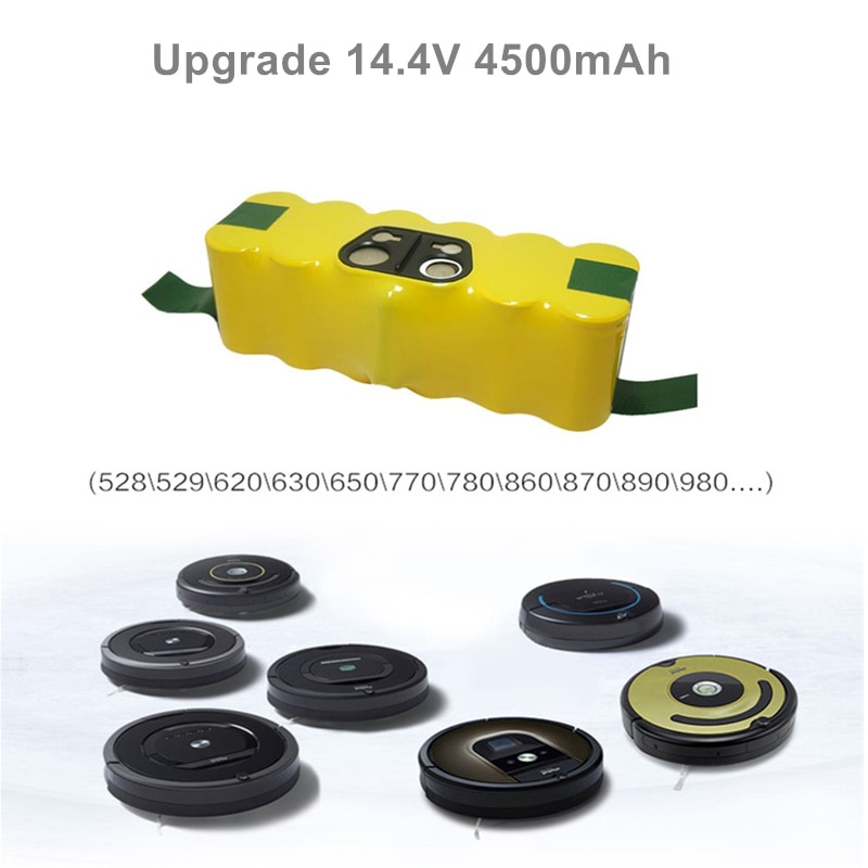 3500/4500 Mah Batterij Voor Irobot Roomba 500 600 700 800 900 Serie Stofzuiger Irobot Roomba 600 620 650 700 770 780 800