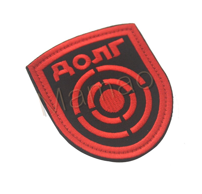 Streep Kerncentrale Straling STALKER S.T.A.L.K.E.R. Facties Huurlingen Loners Atomic Power Badge Patch Tsjernobyl