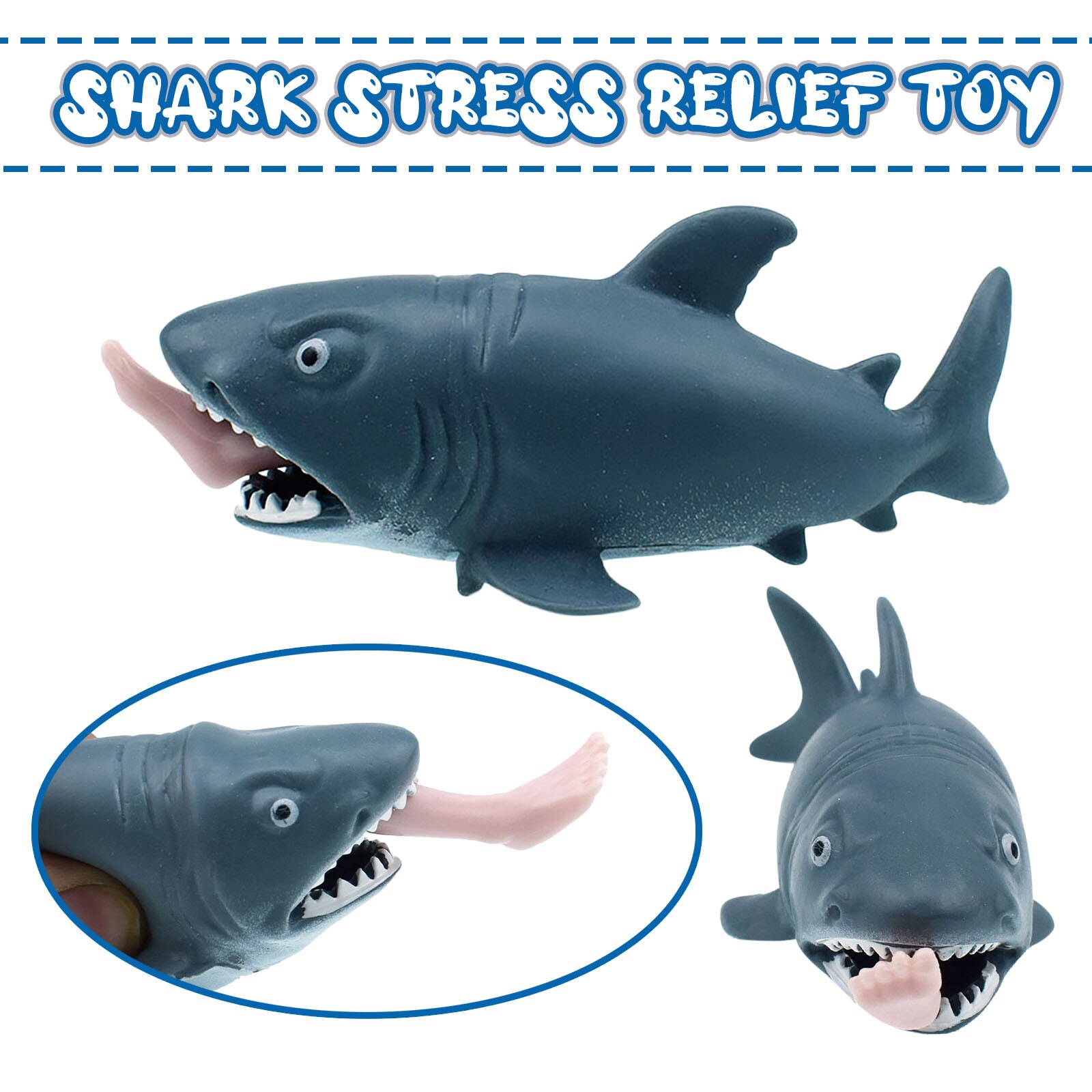 Vent Shark Speelgoed Fidget Speelgoed Decompressie Speelgoed Antistress Squishy Voor Het Jaar Pop Het Fidget Stress Speelgoed Voor volwassenen