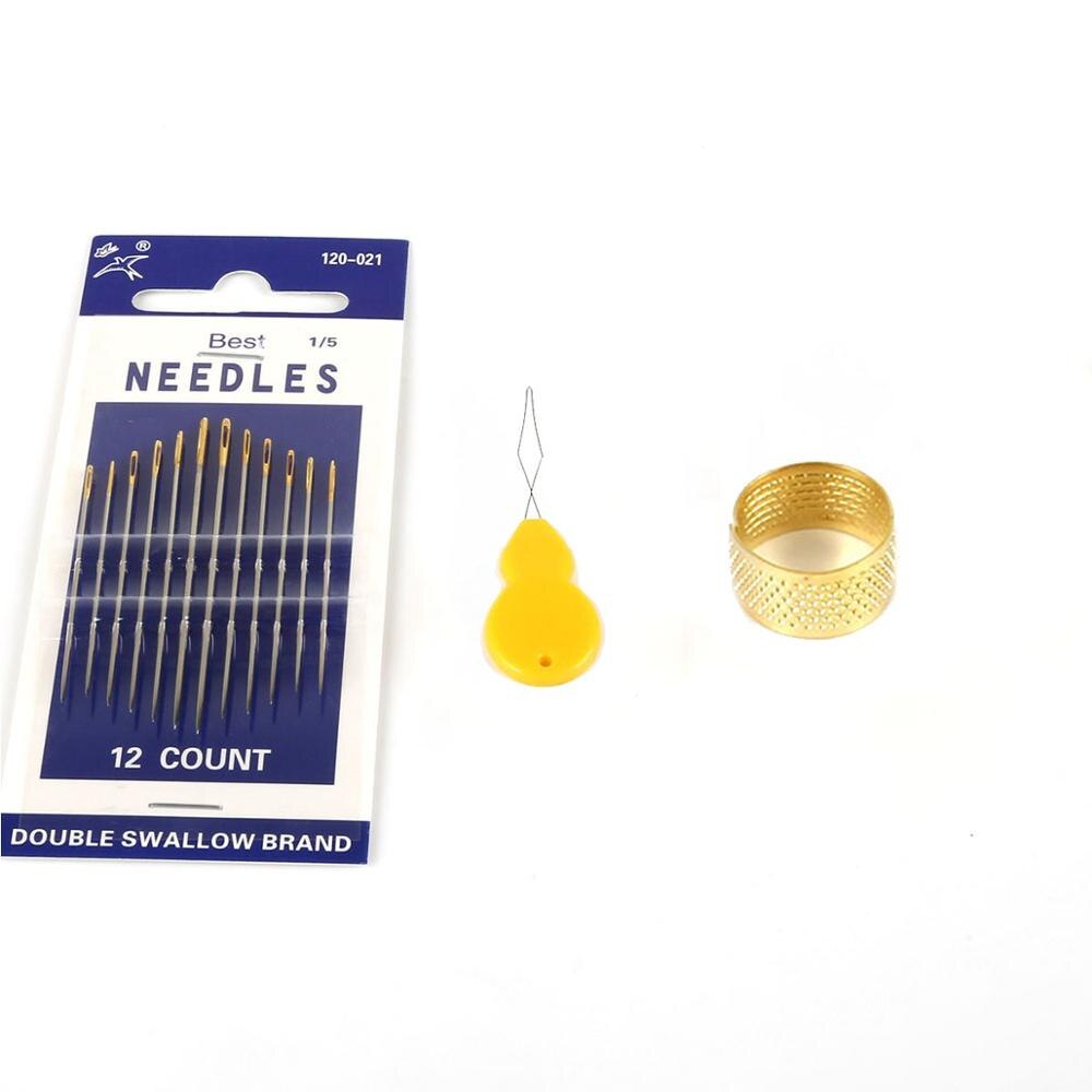 1/3/4/5/15Pcs Random Color Automatic Needle Threader Thread Helpful Elderly Guide Easy Use Sewing Tool For Elderly Women: Style15 3Pcs