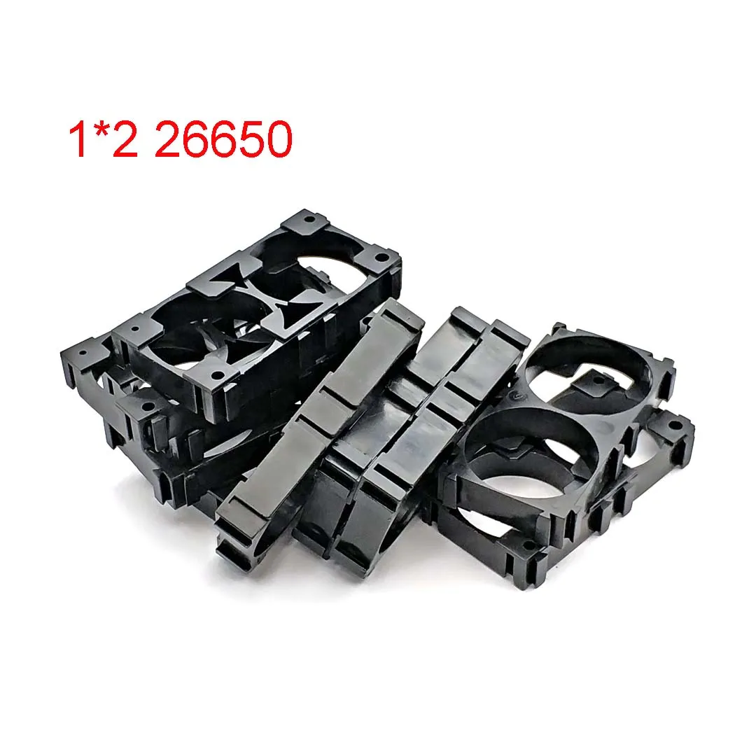 26650 Battery Holder 2P and 3P Bracket Cylindrical Cell Holder for 26650 Li-ion Battery Pack Hole Diameter 26.3mm