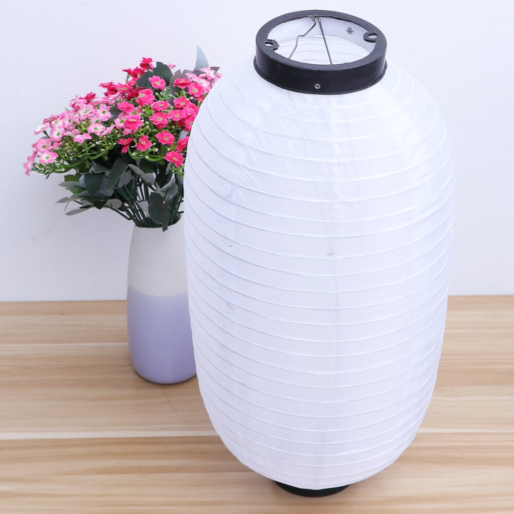 Styl japońnarty lampiony papierowe składane owalne latarnie dekoracyjne wiszące ozdoby: Default Title