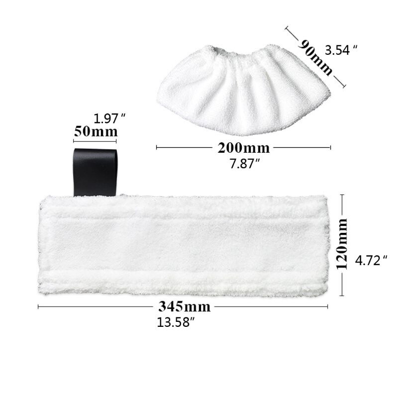 Steam Mop Cloth for Karcher SC2-5 Easy Fix Cloth Set Floor Steam