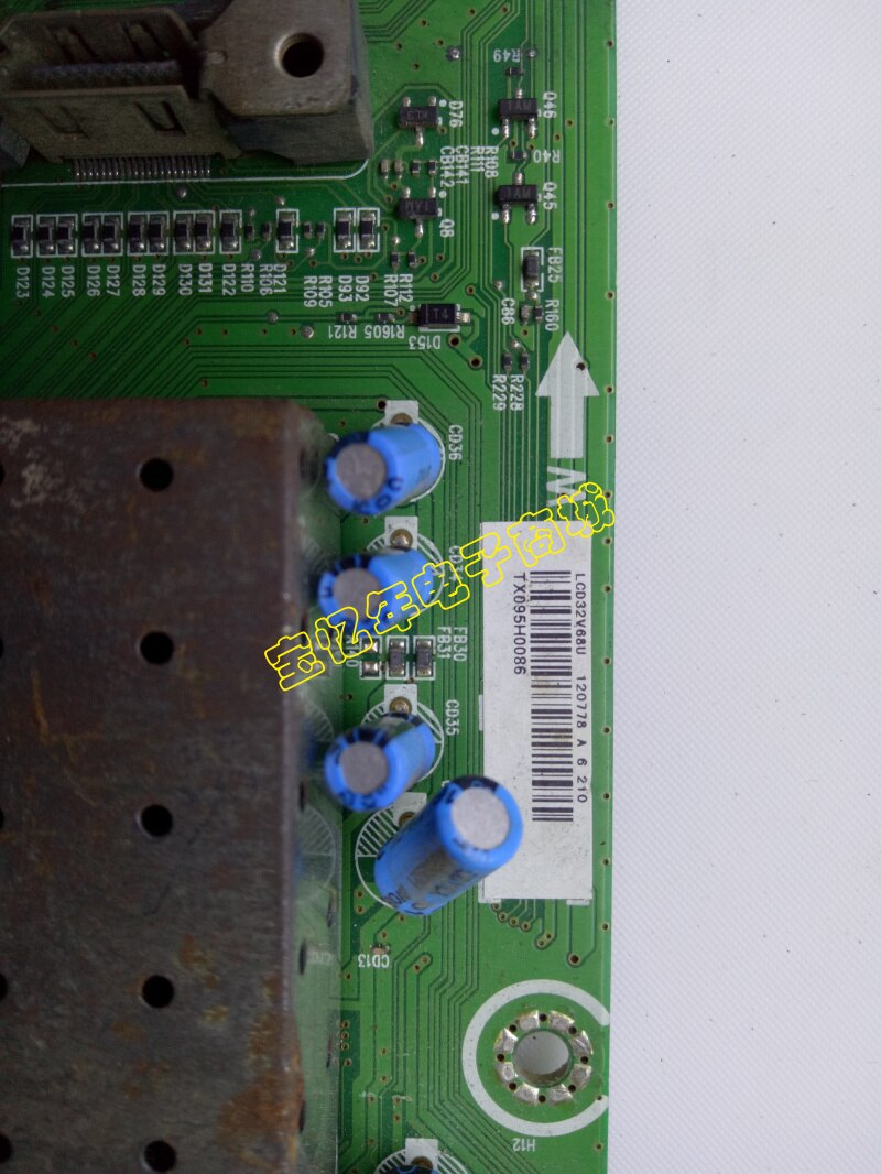 Originele lcd 32 68u(0)  tv printplaat rsag 7.820.1637/ roh