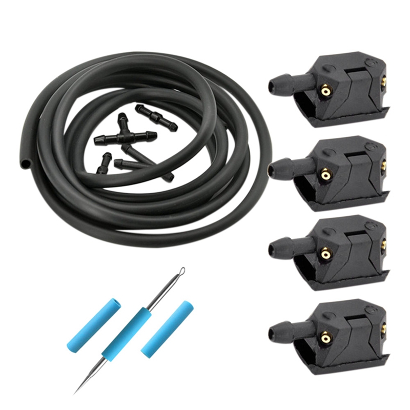 Przednia szyba samochodu dysza natryskowa spryskiwacz przedniej szyby dysza natryskowa z wężem robić ciężarówki DAF XF 105 95 Xf105 Xf95 95XF F85: Default Title