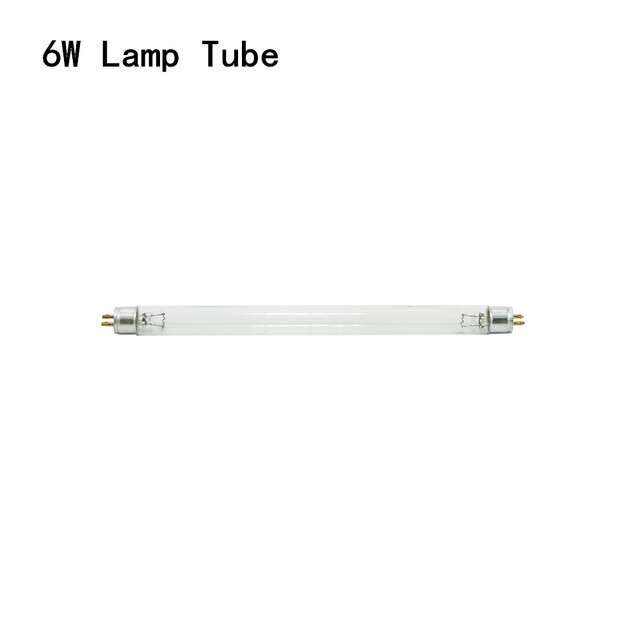 Lámpara Ultravioleta T5 para desinfección, de 220V germicida UVC, esterilización, 4W, 6W, 8W, tubo de luz UV, ozono: 6W Single Tube / With Ozone