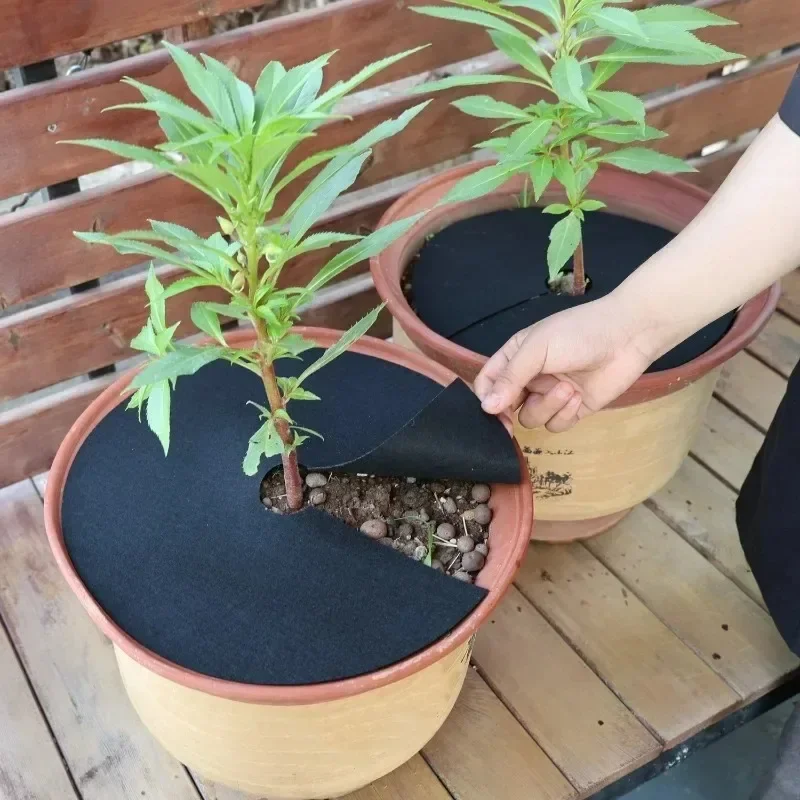 15/25/27/32cm anillos de paleta de árbol esteras protectoras de árboles película reutilizable para césped y jardín estera de barrera de Control de malezas para protección de raíces de plantas