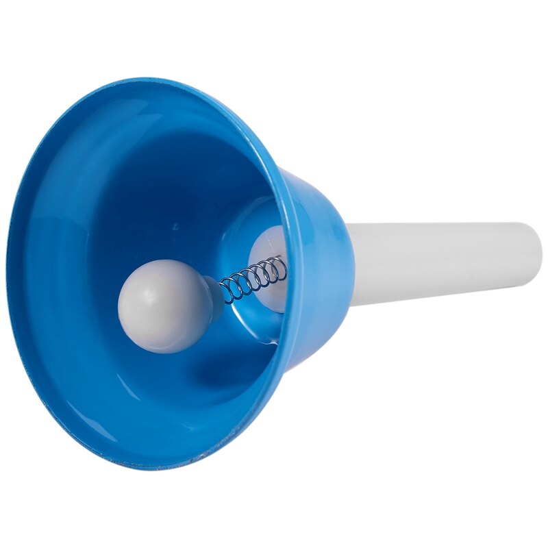 Campana de mano de 8 notas para niños, Juguete Musical de Metal colorido, instrumento de percusión