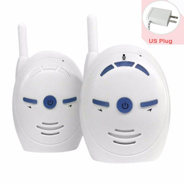 Baby Monitor Wireless 2.4GHz Digital Baby Electronics Baby Intercom Radio Nanny Cute Sound Baby Monitor Without Battery: US plug