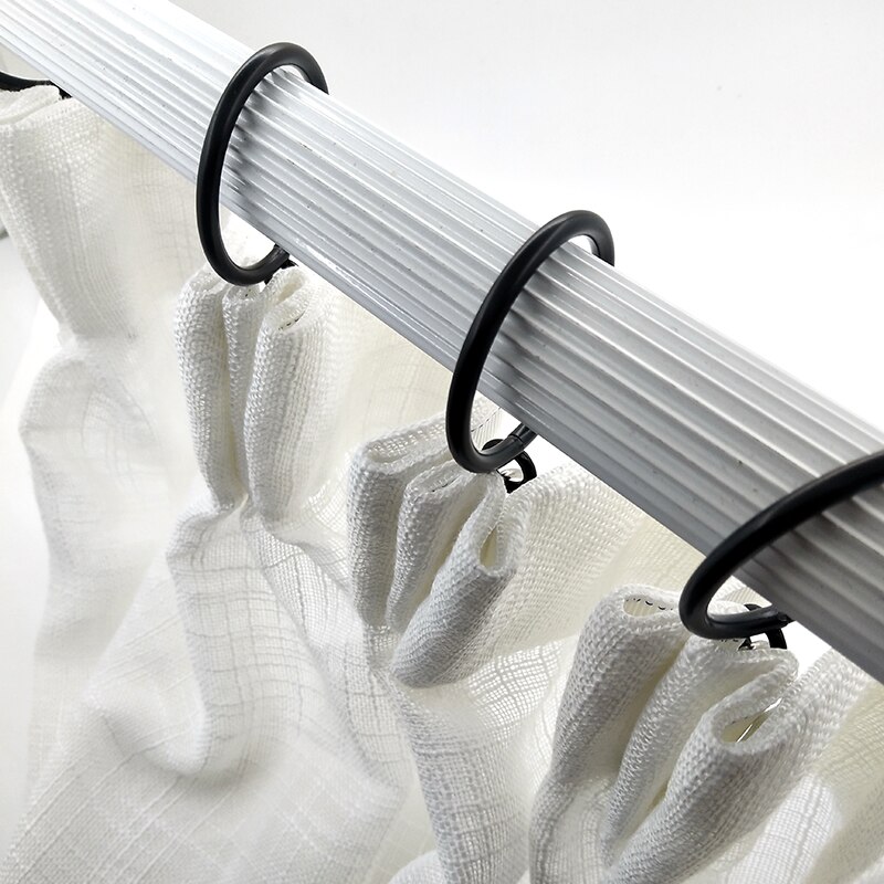 Binnendiameter 38/45Mm Metalen Ringen Opknoping Met Haak Proces Gordijn Zilveren Ringen Romeinse Staaf Haken Gordijn Accessoires CP055TF