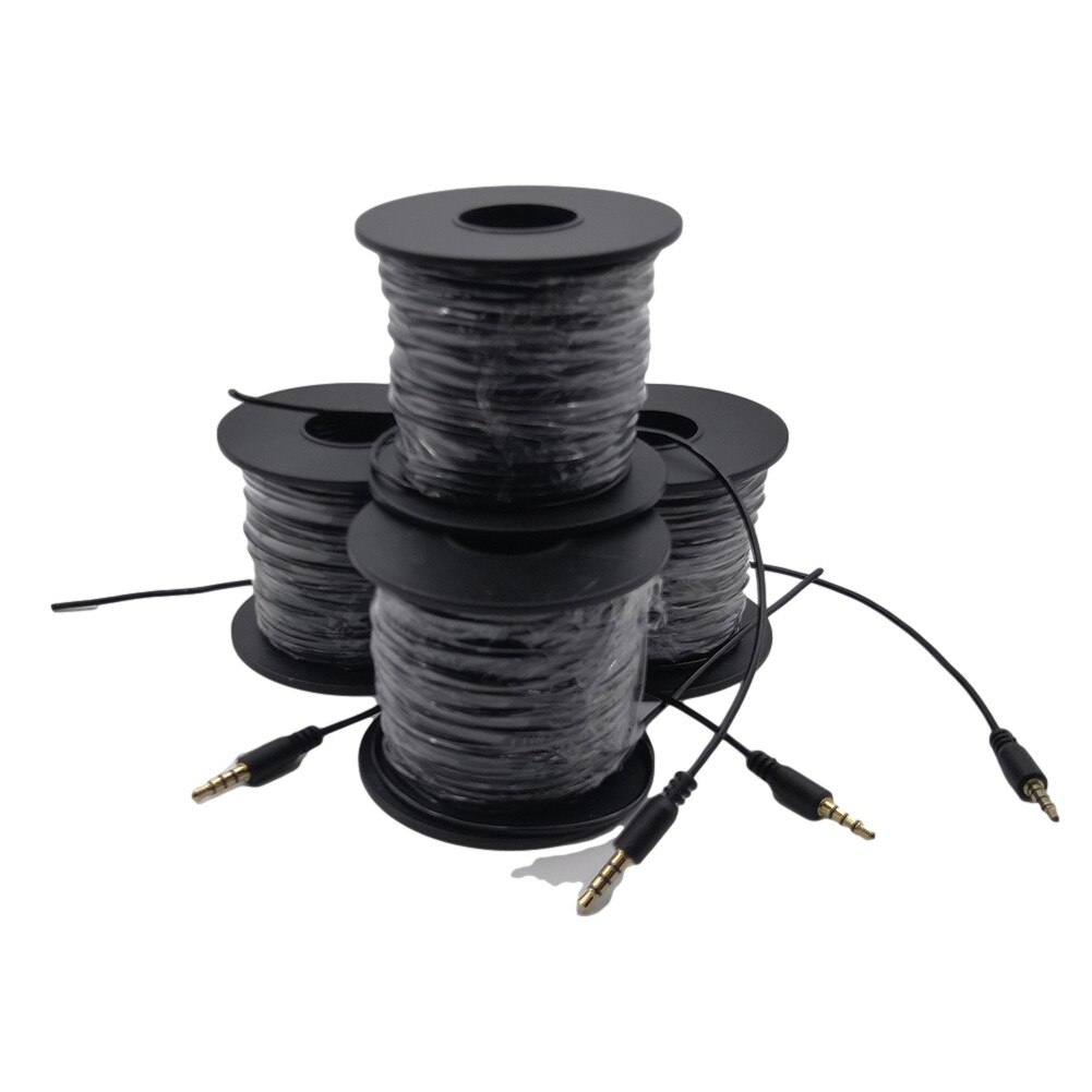 20m Angeln Kamera Kabel Mit Kopfhörer Stecker Unterwasser Kamera Daten Übertragung Linie 154lb(70kg) fischerei-Werkzeug Bewältigen