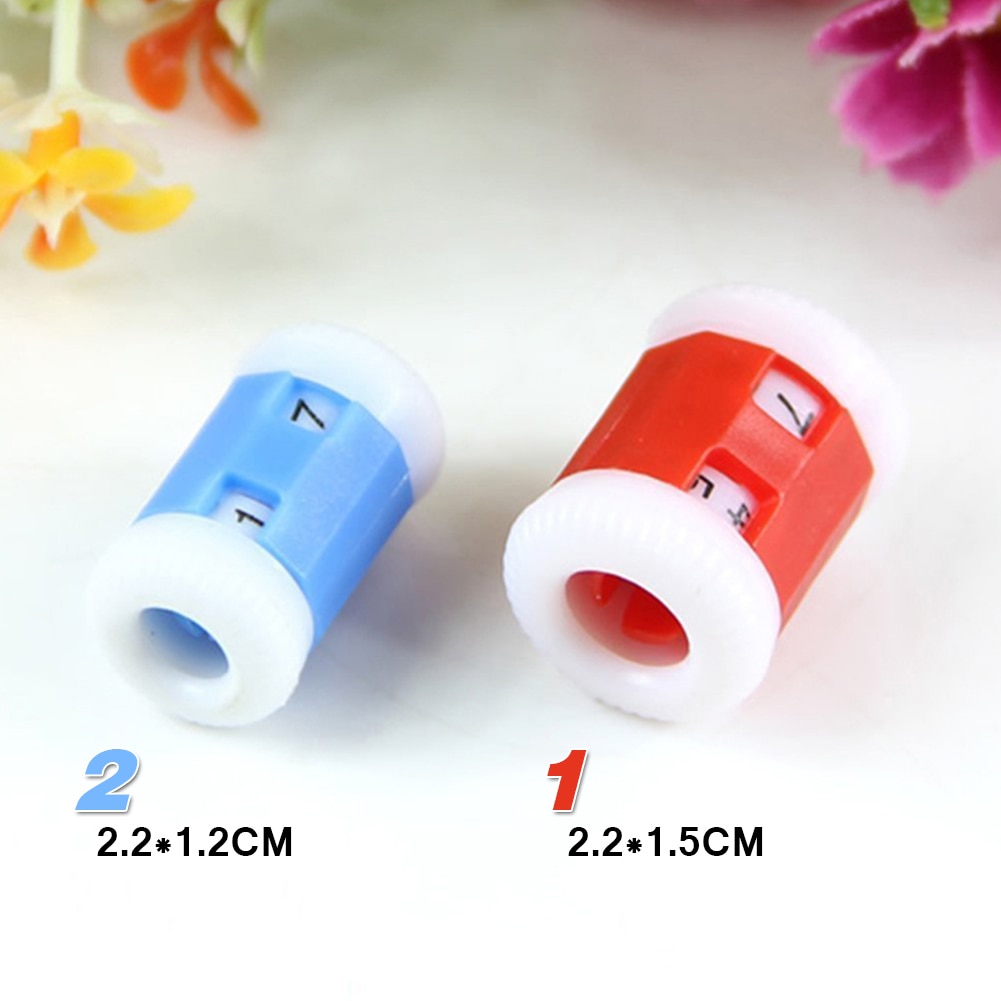 1Pc Mini Manual Row Counter Stitch Marker Tally Plastic Knitting Lines Number Calculator Tool L Size Manual Knitting Count #20