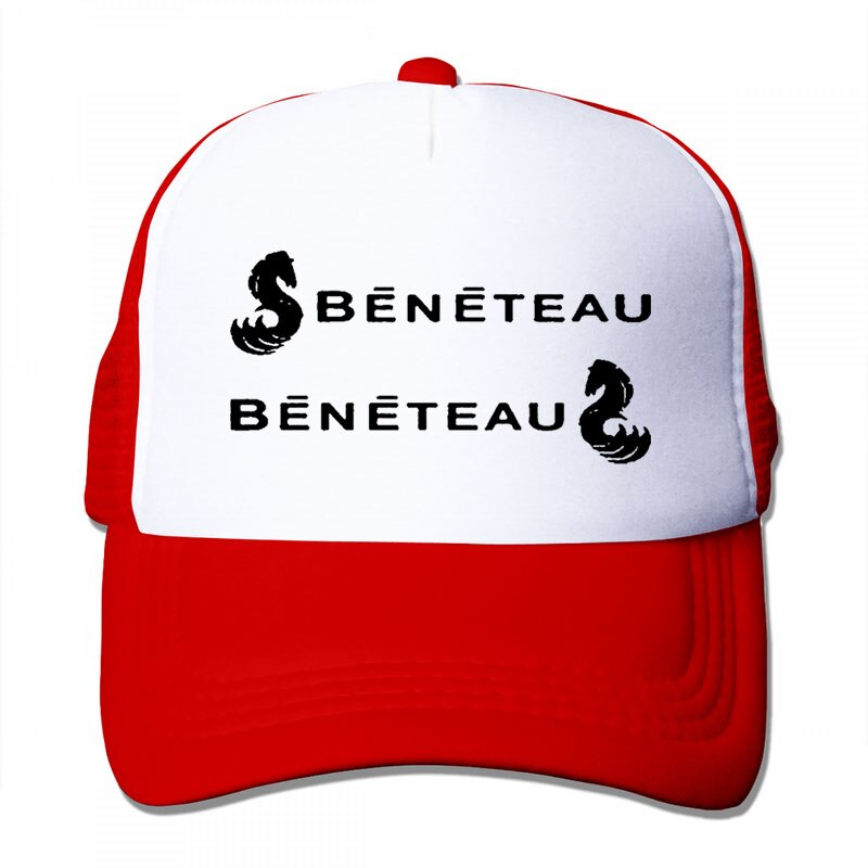 Beneteau Baseball cap men women Trucker Hats adjustable cap: 3-Red