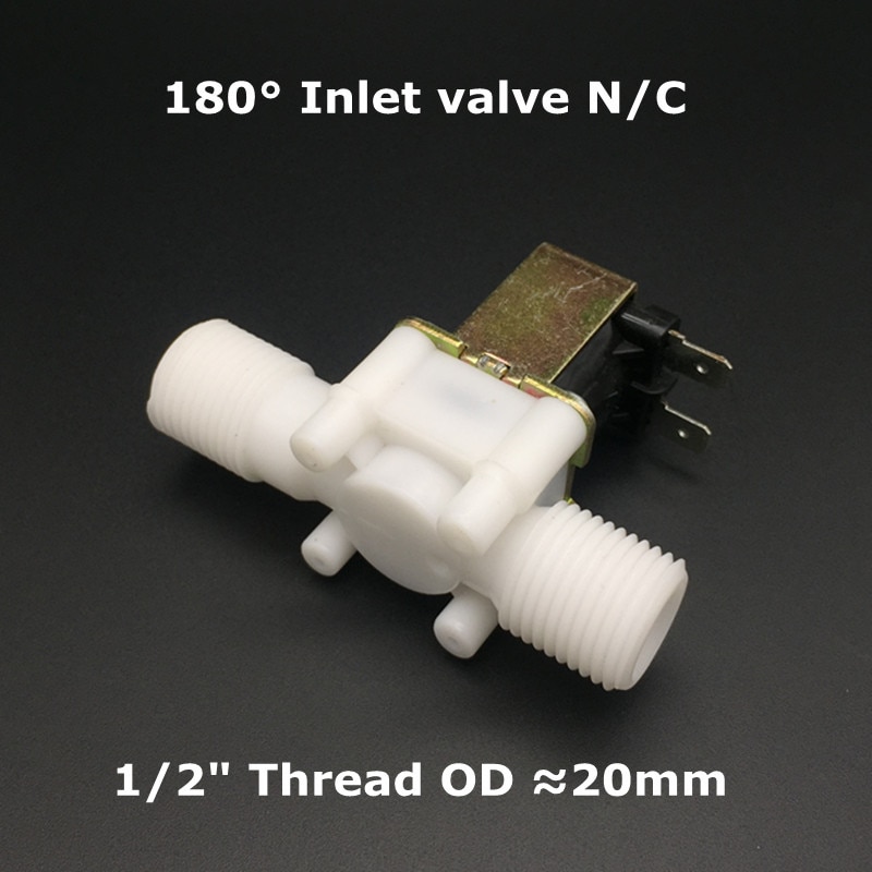 normal Geschlossen Wasser Magnetventil DC12V AC220V Elektrische 1/2 "3/4'' Einlass ventil Drei typ