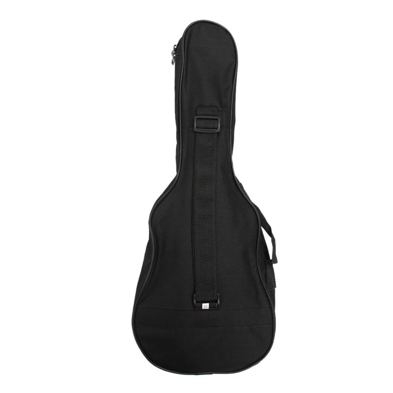 Ukulele Soft Comfortable Shoulder Back Carry Case Bag With Straps Black For