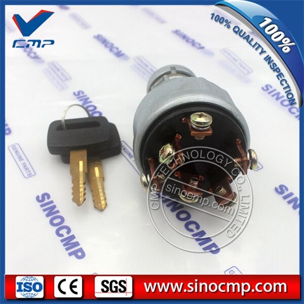 22B-06-11910 Excavator Ignition Switch for Komatsu PC55MR-3 PC20MR-3 PC35MR-3 PC200-8