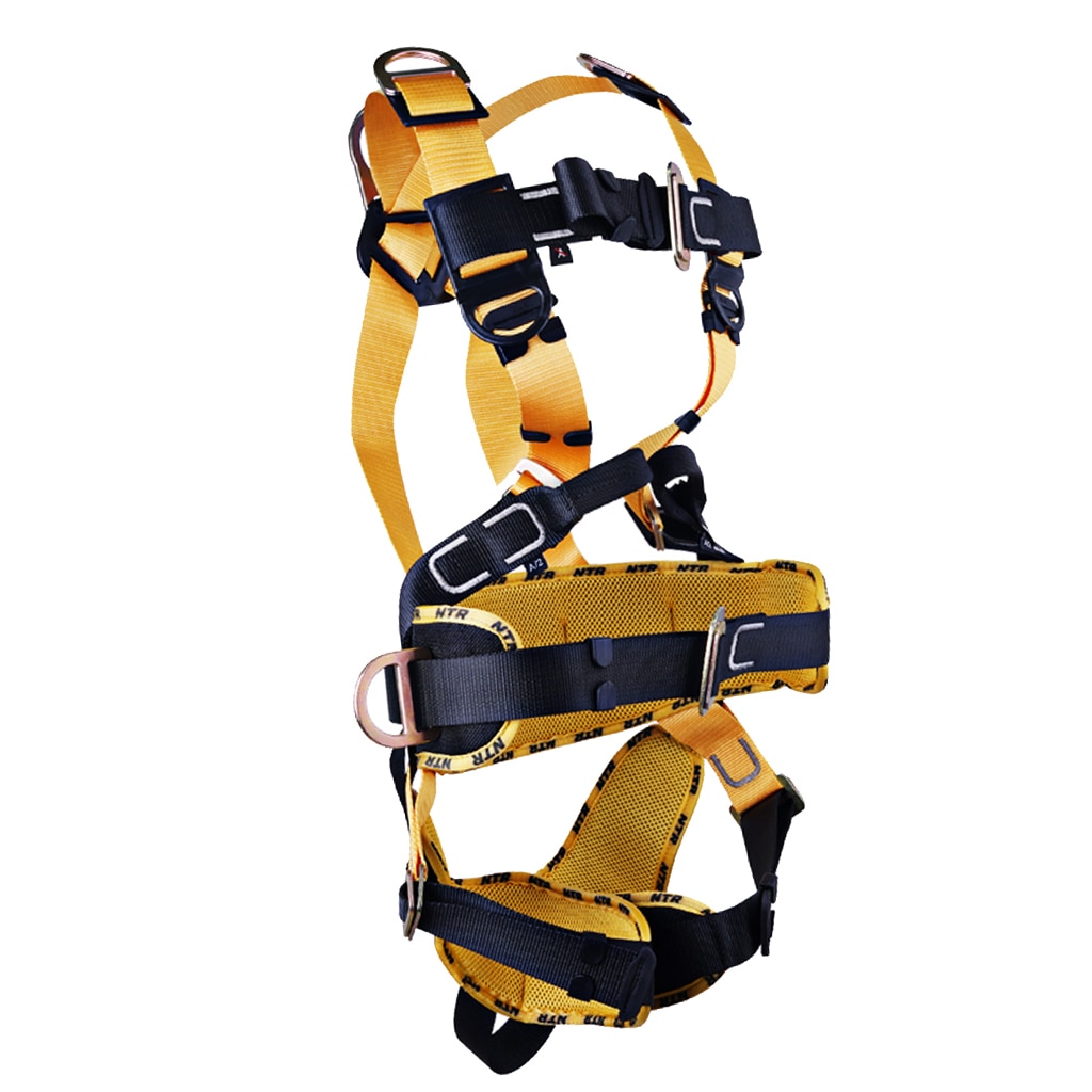 Full Body Fall Arrest Safety Harness For Climbing Caving Rappel Construction