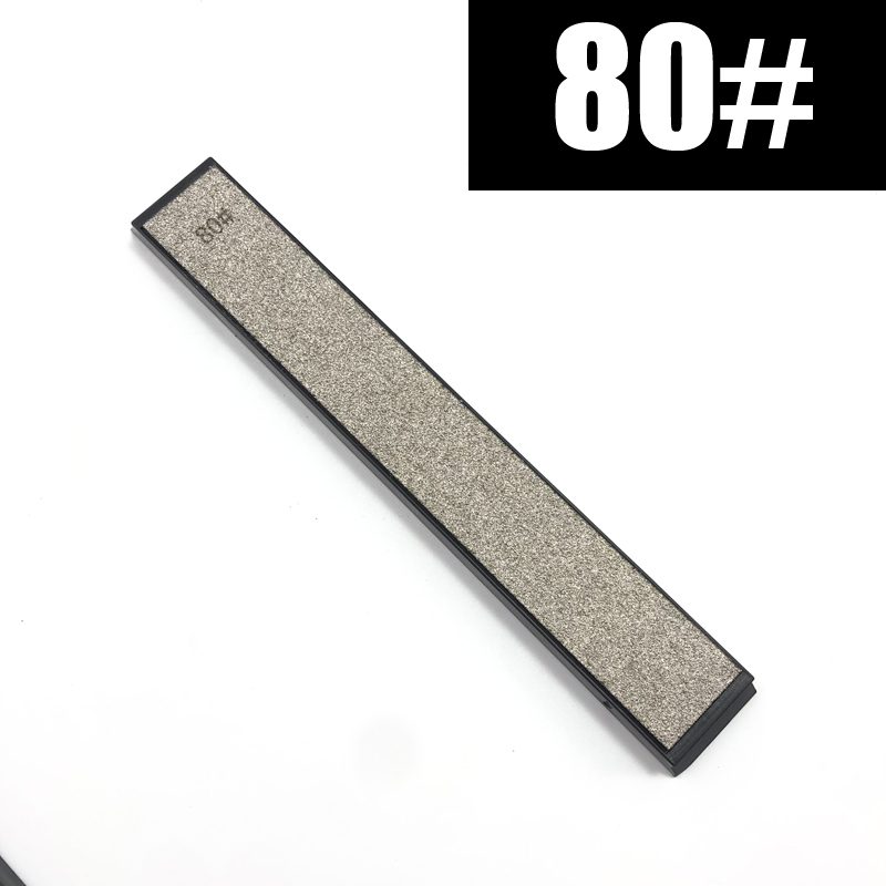80#150#1000#3000# Diamond Sharpening Stone Whetstone Knife Sharpener Fixed Angle Knife Sharpener Honing Stonesc: Diamond 80grit
