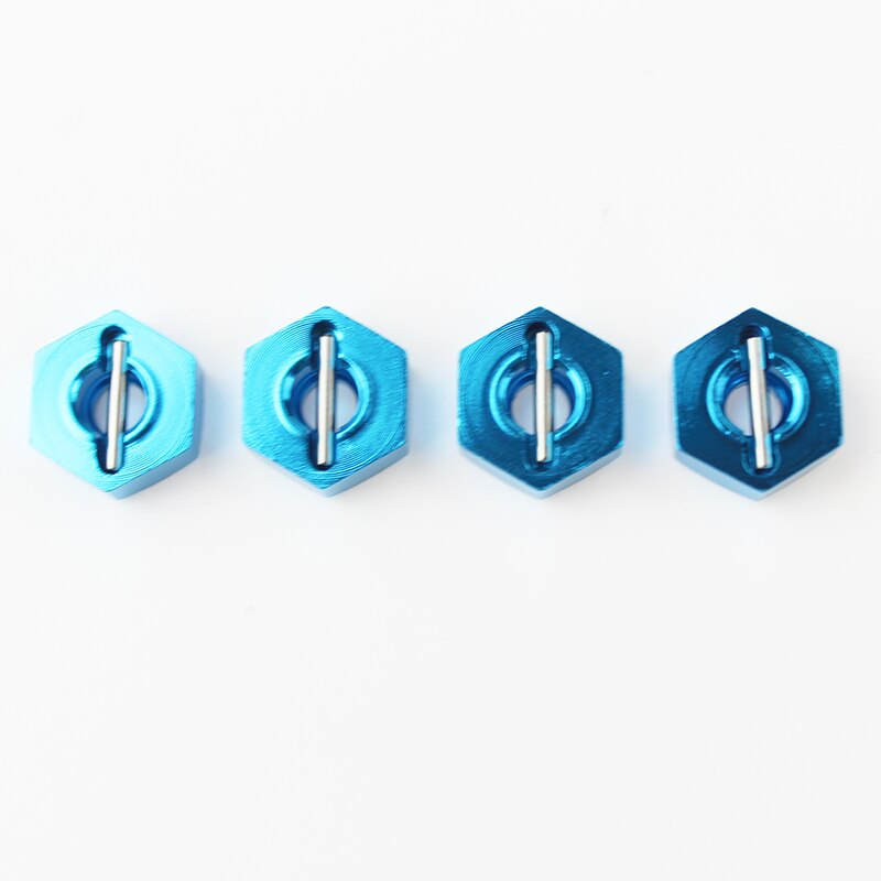 1Set/4 pezzi esagono in metallo impostato per Wltoys 12428 12423 1/12 velocità Rc auto Feiyue Fy-01/02/03/04/05 parti di aggiornamento