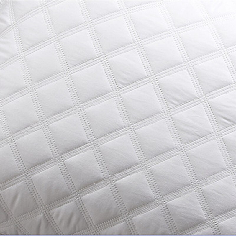 Color sólido almohadas saludables para dormir en casa de cama de Hotel Cervical almohada central cuello de terciopelo de algodón puro almohada de lavado
