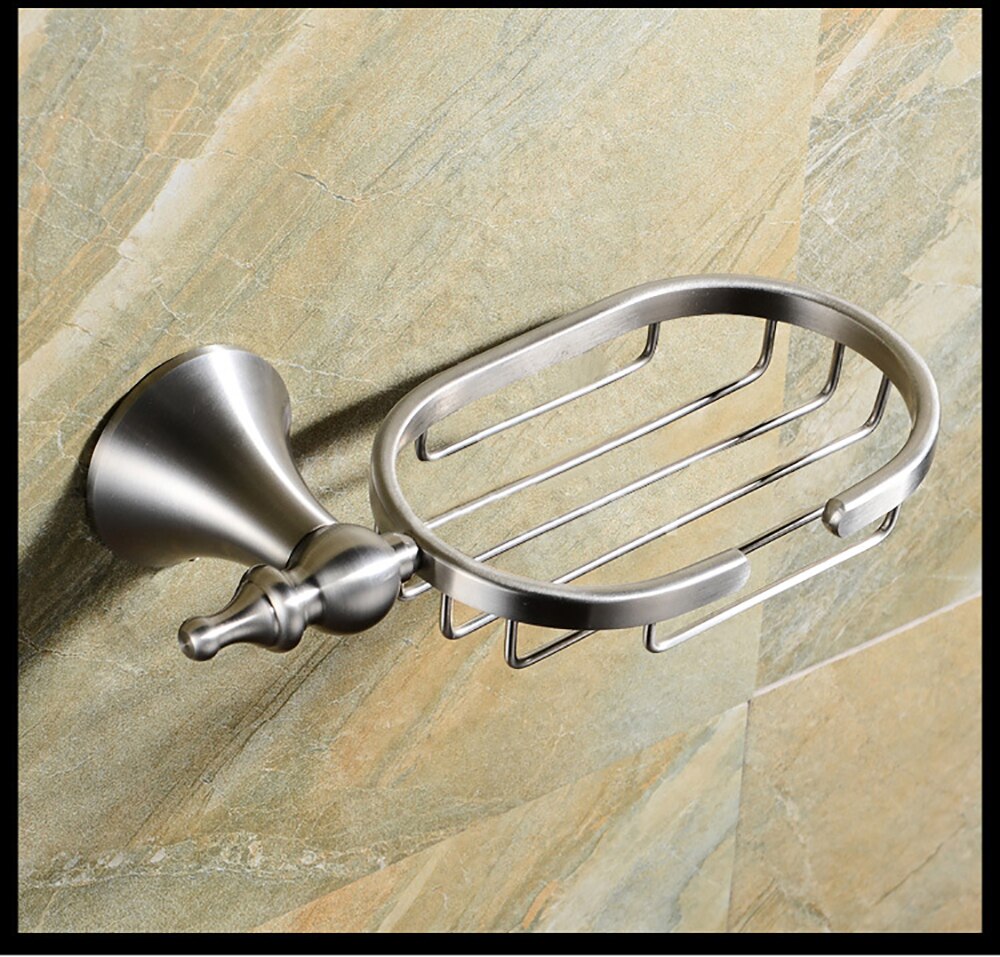 Edelstahl Seife Dish Bad Lagerung Seife Rack Platte Box Container Wand Storage Rack-Halter Seife Dish Halter: 823-ZW