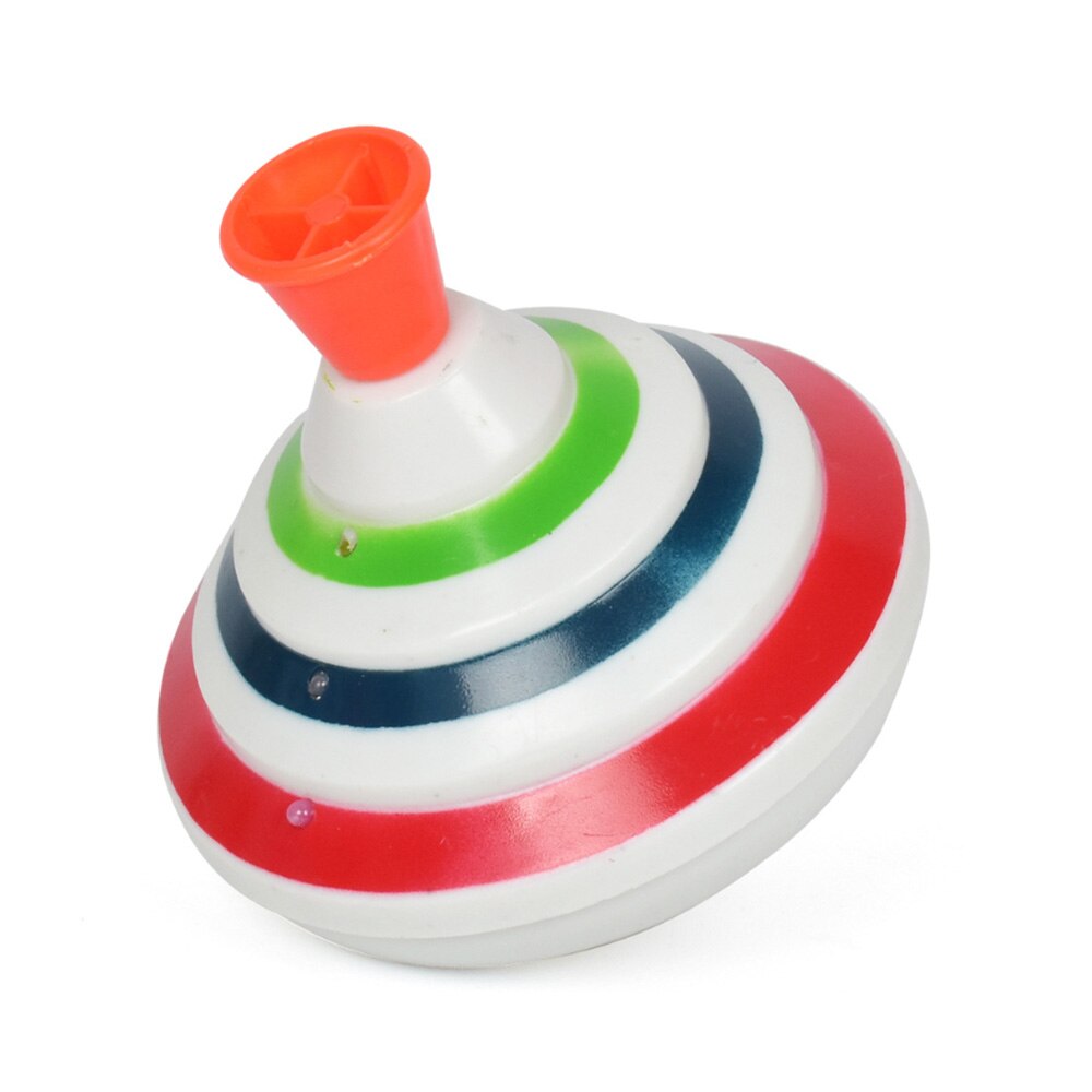 Push Down Spinning Tops Toy Met Led Music Peg-Tops Hand Spinning Gyro Speelgoed Voor Kids Jongen klassieke Elektrische Speelgoed Grappig