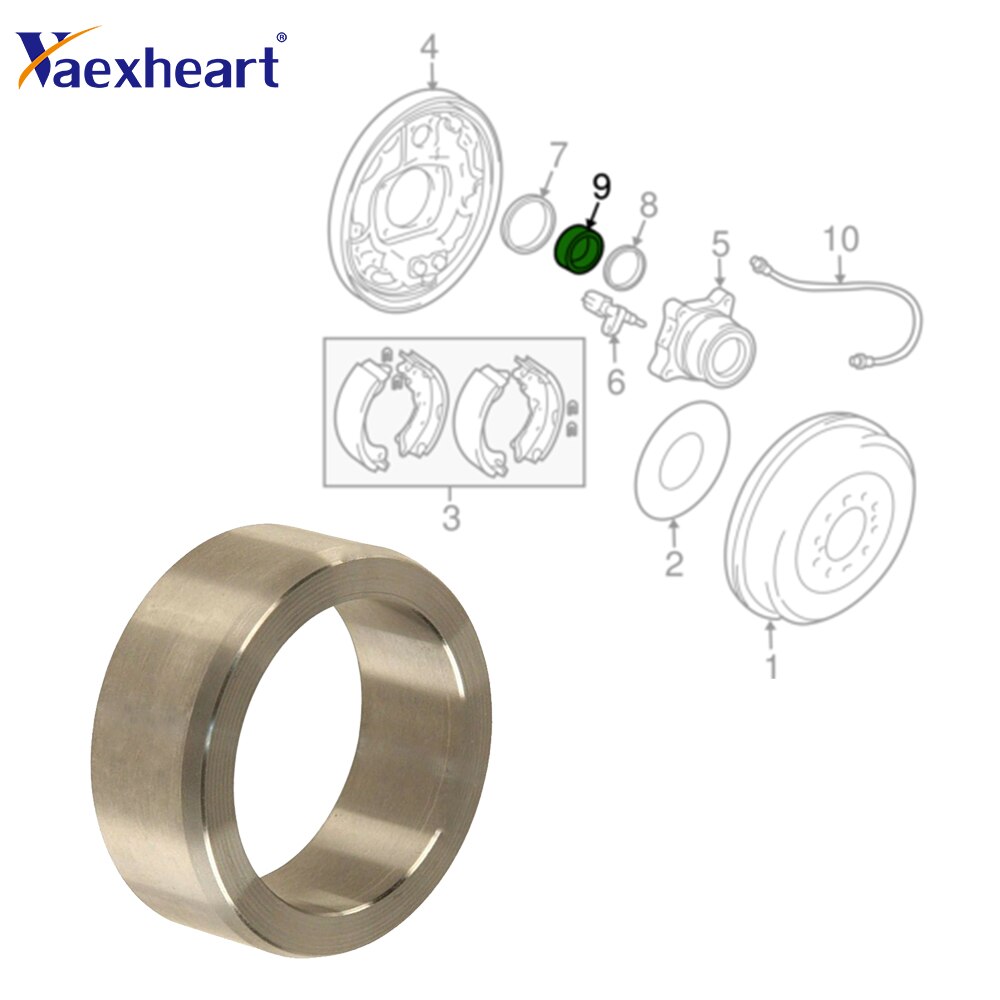 2 Stuks 42423-60050 4242360050 Achteras Lager Innerlijke Retainer Voor Toyota Tacoma 2005 Fj Cruiser 2007 Tacoma 2005