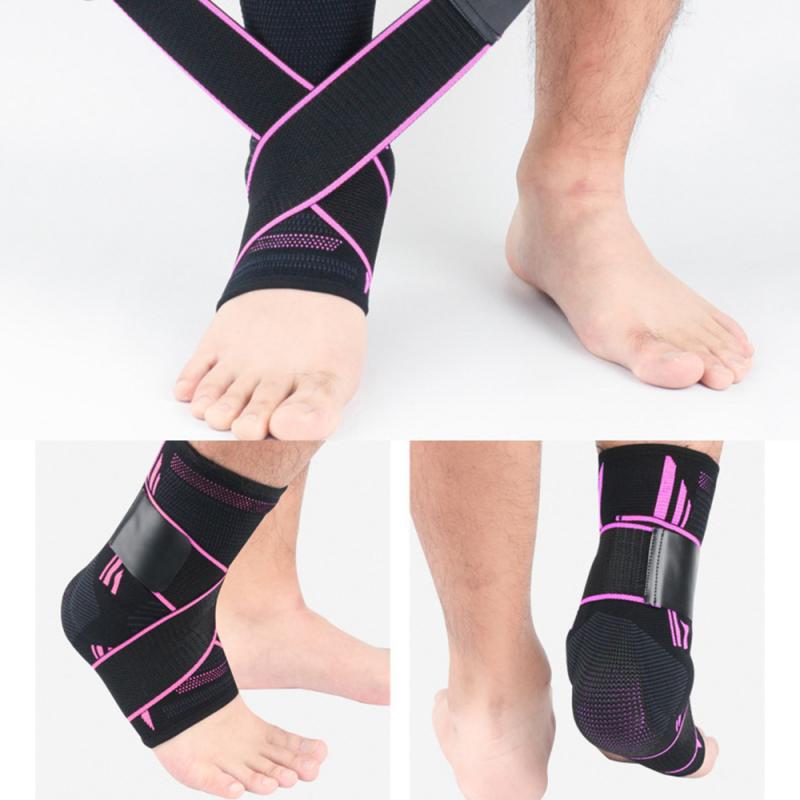 Ourpgone Ankle Support Strap Adjustable Wrap Bandage Brace Foot Pain Relief Sport Sports Safety