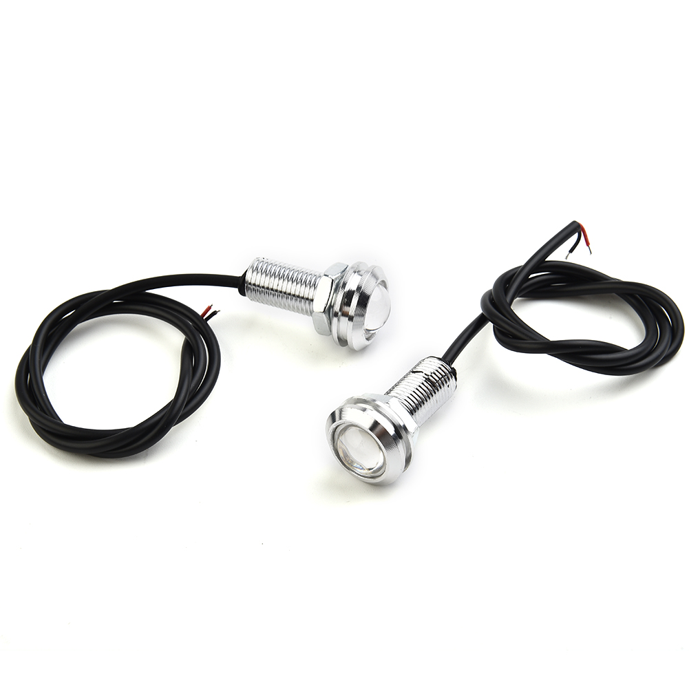 4 pièces bateau marin lumière LED bleu feu arrière rond feu arrière LED argent étanche chemin sous-marin feux de position latéraux