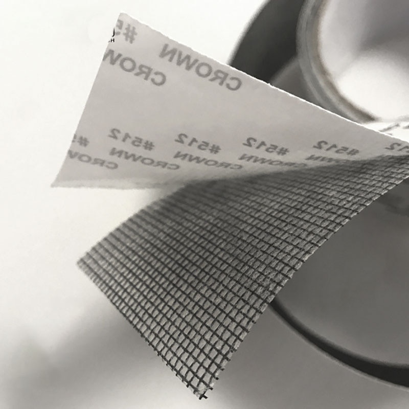 Vindue dør skærm patch reparationssæt sort mesh 5*200cm vindues hul reparation tape